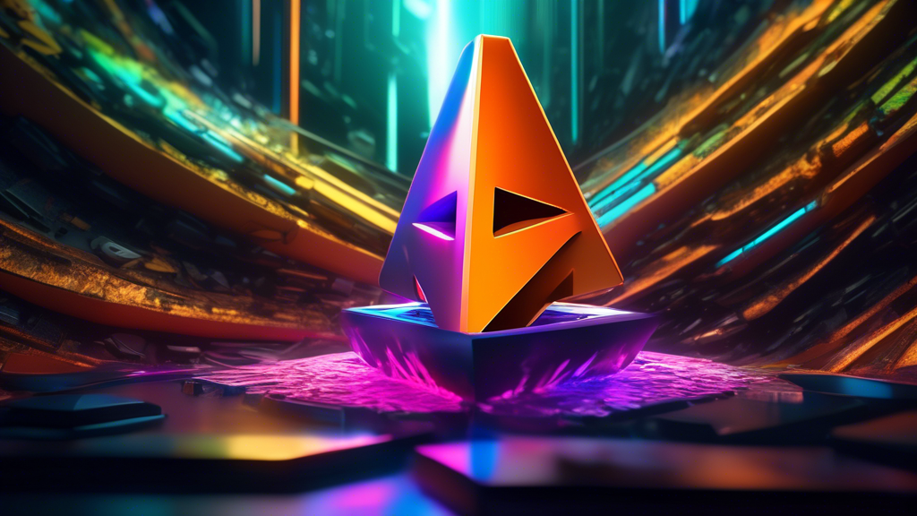 Create an image of the VLC media player interface prominently featuring an Nvidia RTX logo with vibrant HDR effects. Showcase AI upscaling technology with before-and-after scenes; on one side displayi