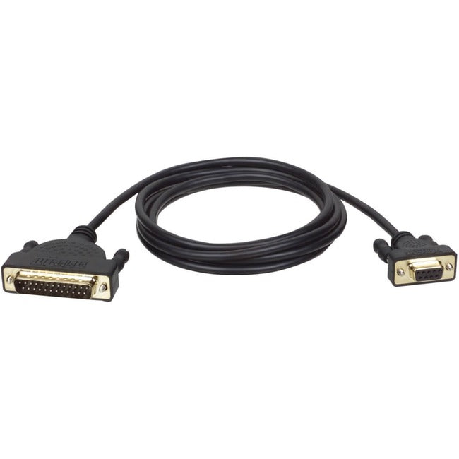 Tripp Lite 6ft AT Serial Modem Cable Gold Connectors DM25M to DB9F 6'