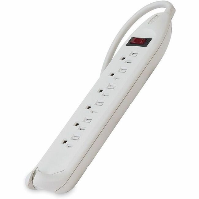 Multiprise Belkin à 6 prises avec interrupteur marche/arrêt - Cordon de 12 pieds - Fiche droite - Blanc