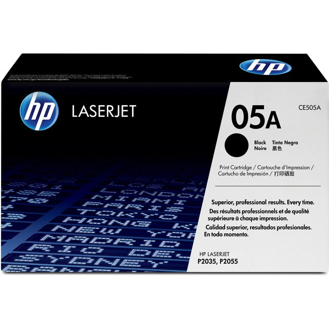 Cartouche de toner laser d'origine HP 05A - Noir - 1 paquet