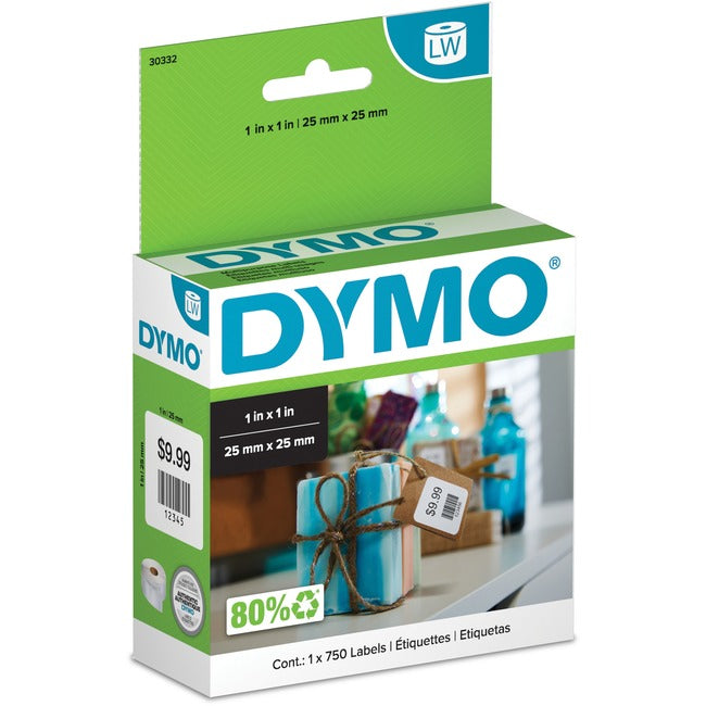 Étiquettes multi-usages carrées Dymo LabelWriter blanches