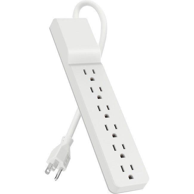 Parasurtenseur Belkin à 6 prises pour la maison/le bureau - Cordon de 10 pieds - Blanc - 720 joules