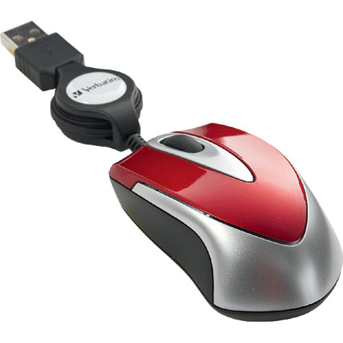 Souris optique de voyage Verbatim Mini - Rouge