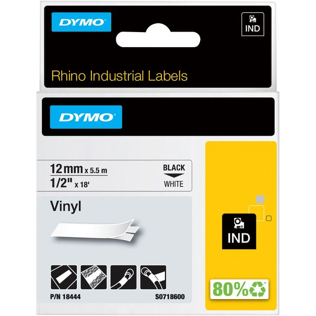 Étiquettes industrielles en vinyle Dymo Rhino