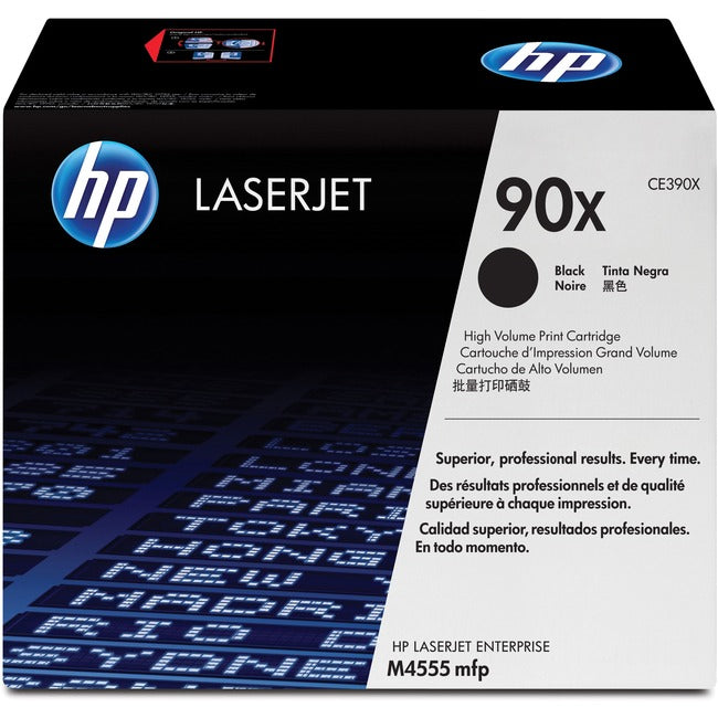 Cartouche de toner laser d'origine HP 90X (CE390X) - Paquet unique - Noir - 1 unité