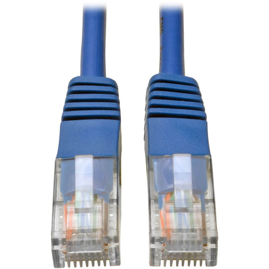 Tripp Lite series Cat5e 350 MHz Molded (UTP) Ethernet Cable (RJ45 M/M), PoE - Bl