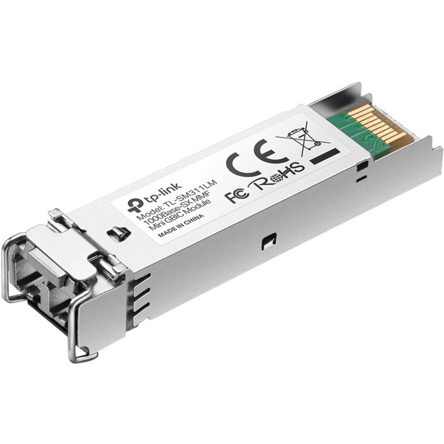 Wave length: 850nm. Data rate: 1.25Gbps. Port type: LC/UPC. Cable length: 550m (1,800 feet) using 50/125um multi-mode fiber, 220m(720 feet) using 62.5/125um multi-mode fiber. Compatible with all SFP ports on TP-Link product including JetStream switches, a
