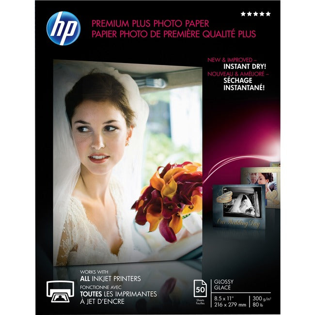 Papier photo HP Premium Plus 11,5 mil