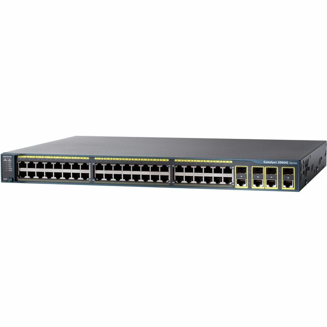Cat2960Plus48 10/100PoE+2 1000BT+2SFP LANBase REMANUFACTURED