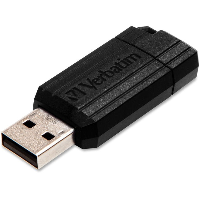 Clé USB Pinstripe Verbatim 32 Go - Noir
