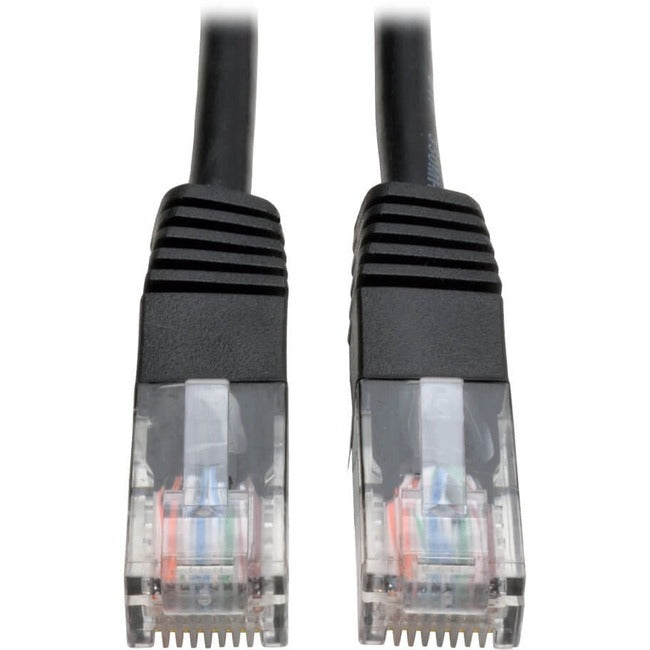 Câble moulé Cat5e 350 MHz de 15 pieds de Tripp Lite par Eaton (RJ45 M/M) - Noir