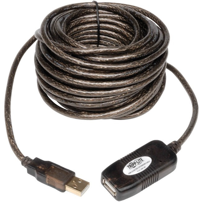 Tripp Lite by Eaton 10-meter ( 3.28 ft. ) USB2.0 A/A Hi-Speed Active Extension / Repeater Cable