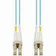 AddOn 5m Laser-Optomized Multi-Mode fiber (LOMM) Duplex LC/LC OM4 Aqua Patch Cable