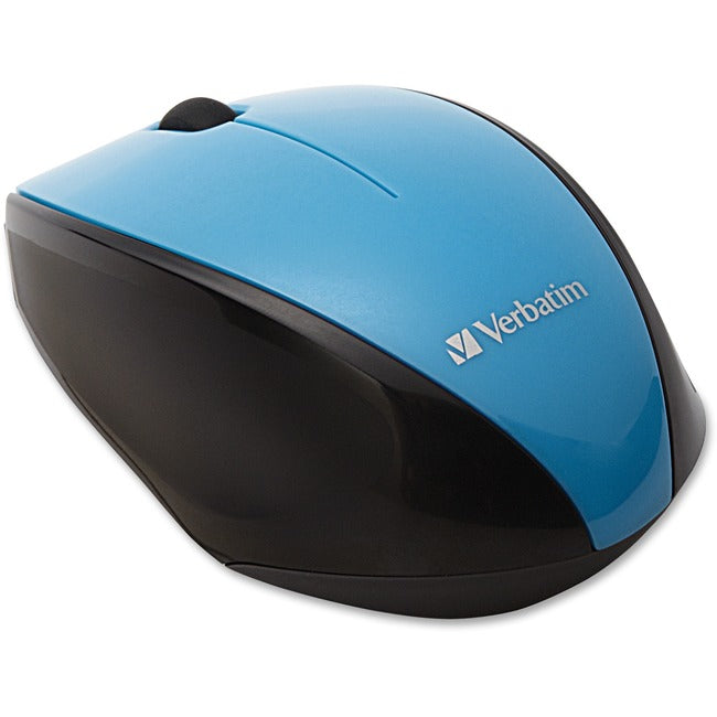 Souris sans fil Verbatim Multi-Trac Blue LED pour ordinateur portable - Bleu