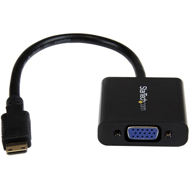 StarTech.com Mini HDMI® to VGA Adapter Converter for Digital Still Camera / Video Camera - 1920x1080
