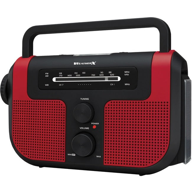 RADIO AM/FM WEATHERX WEATHERBAND AVEC LAMPE DE POCHE - ANG.