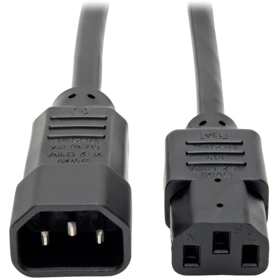 Power Cord - C13 - Female Left Gender - C14 - Male Right Gender - 2feet Length -