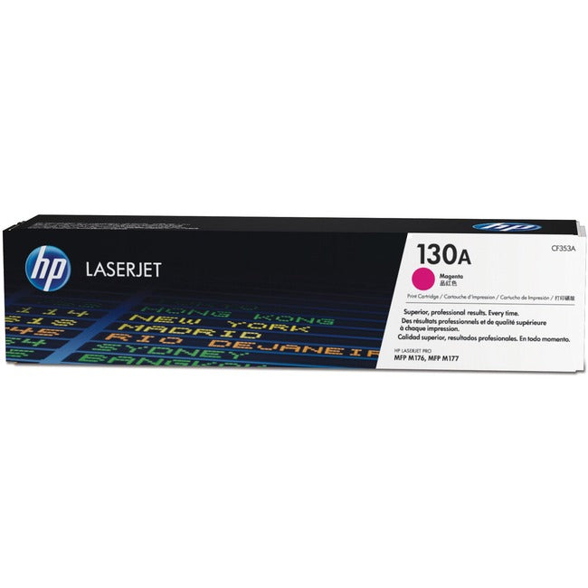 Cartouche de toner laser d'origine HP 130A - Pack magenta