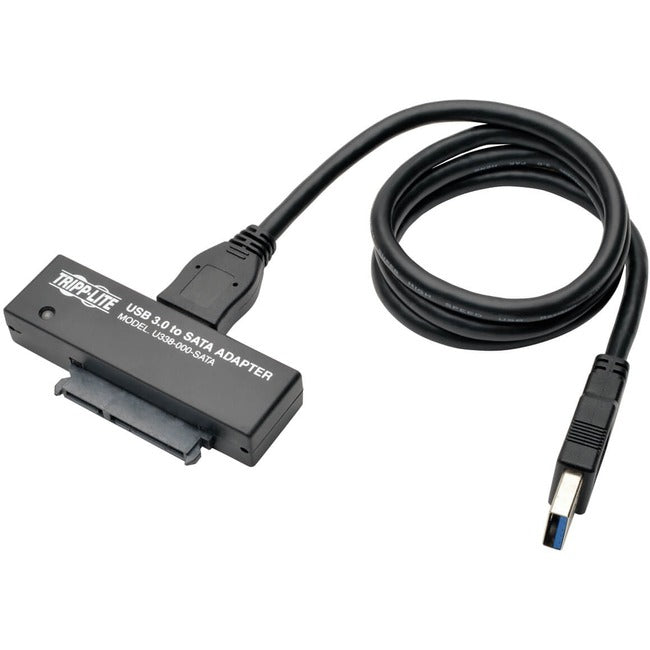 Adaptateur USB 3.0 SuperSpeed vers SATA III Tripp Lite par Eaton pour disques durs SATA 2,5 pouces ou 3,5 pouces