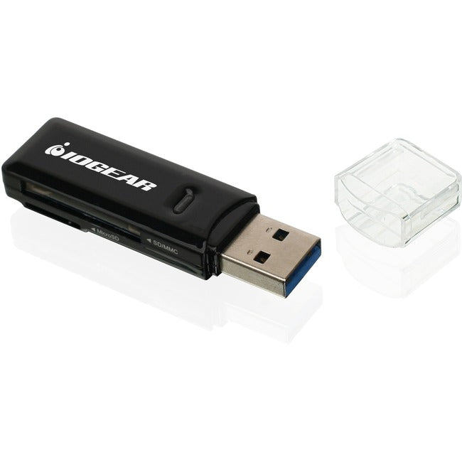 IOGEAR SD / MicroSD Kartenleser – Dual-Slot Für USB-C & USB-A | Kompakt, Mit Silikonschutz, Inkl. OTG