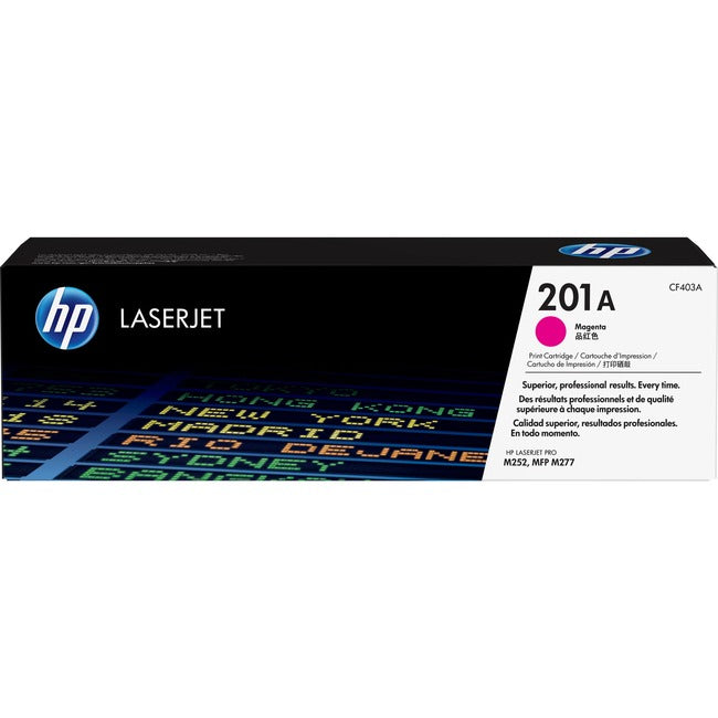 Cartouche de toner laser d'origine HP 201A - Magenta - 1/paquet