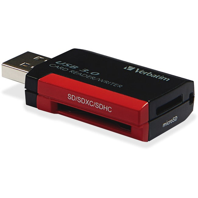 Lecteur de cartes Verbatim Pocket, USB 3.0 - Noir