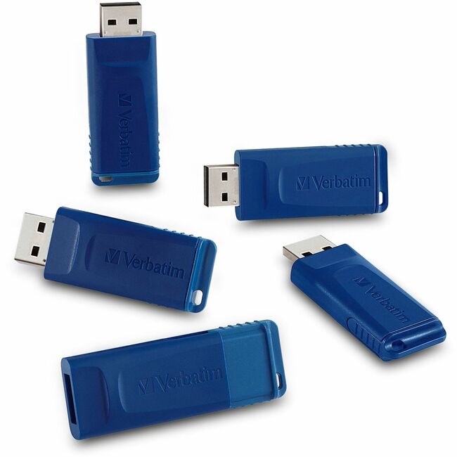 Clé USB Microban 8 Go - Lot de 5 - Bleu