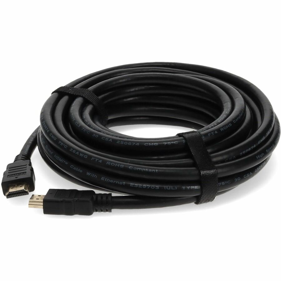 ADDON 5 PACK OF 1.82M (6.00FT) HDMI 1.4 MALE TO MALE BLACK CABLE main image 1