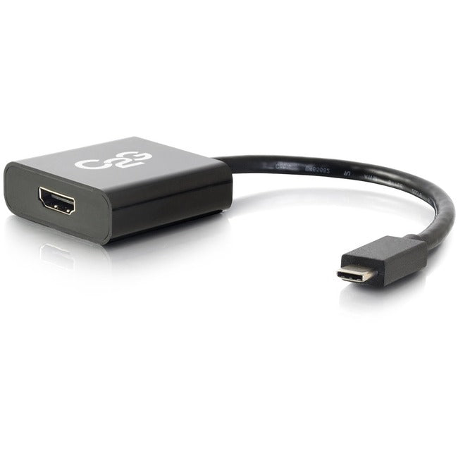 C2G USB 3.1 USB C to HDMI Audio/Video Adapter 4K 30Hz - Black TAA