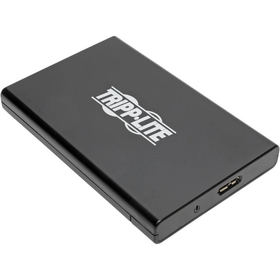 USB 3.0 SuperSpeed External 2.5 in. SATA Hard Drive Enclosure with Built-In Cabl