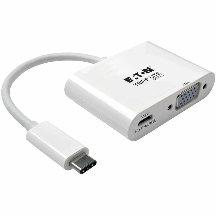 USB 3.1 Gen 1 USB-C to VGA Adapter with USB-C PD Charging Port, Thunderbolt 3 Co