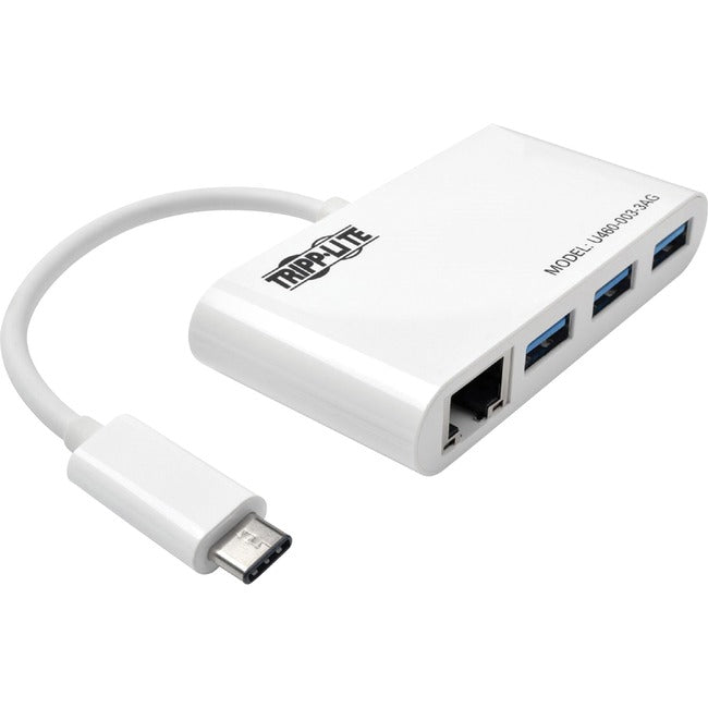 Tripp Lite by Eaton U460-003-3AG 3-Port USB 3.1 Gen 1 Portable Hub