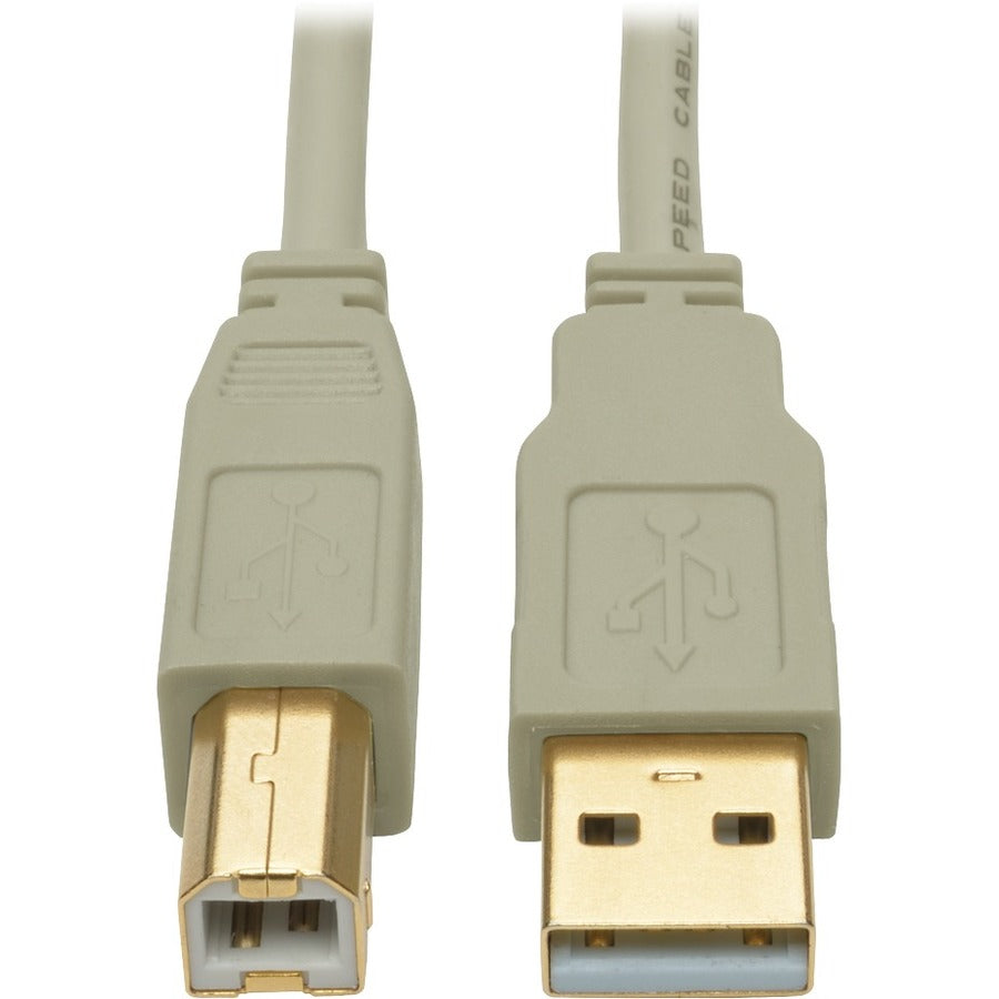 Tripp Lite series USB 2.0 A to B Cable (M/M), Beige, 6 ft. (1.83 m)