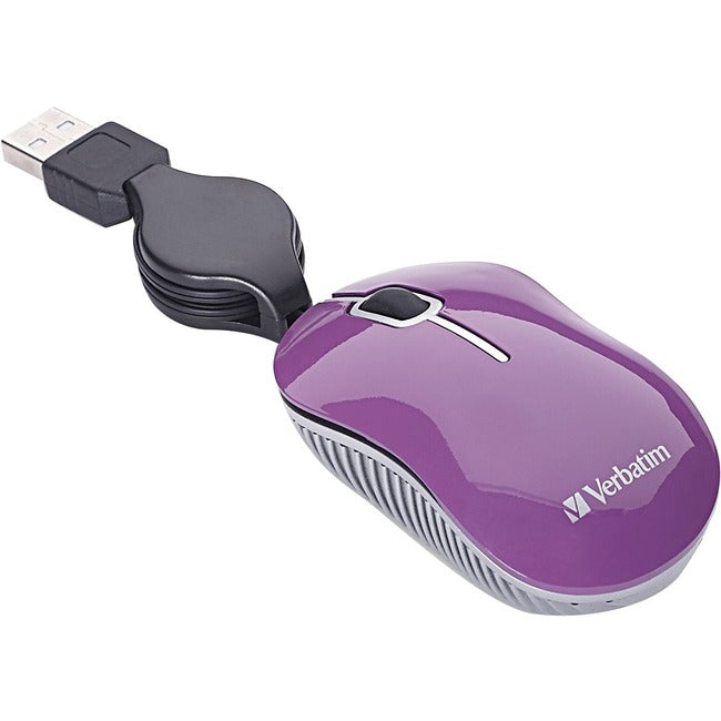 Souris optique de voyage Verbatim Mini, série Commuter - Violet