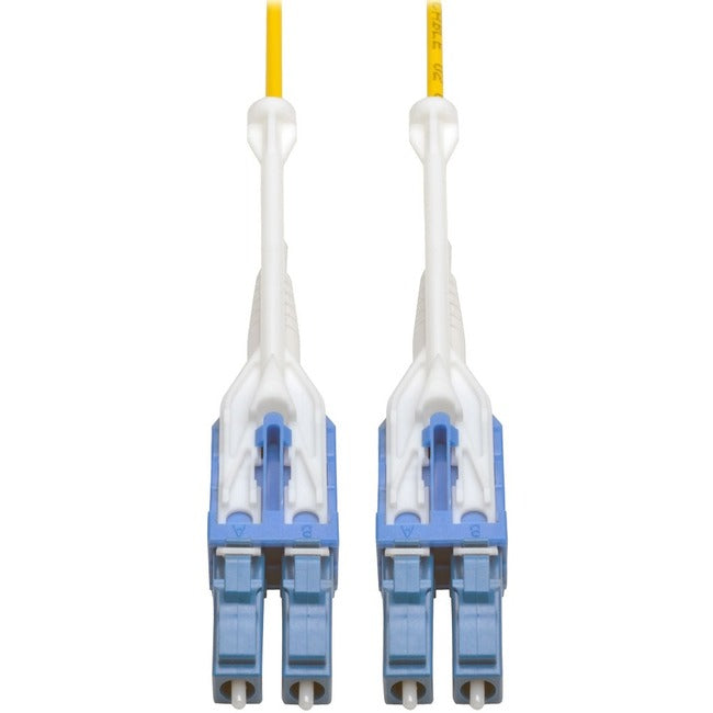 Câble de raccordement en fibre optique monomode duplex 9/125 Tripp Lite par Eaton N370-01M-T, languettes push/pull, 1 m