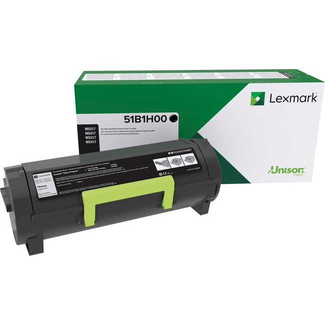 Cartouche de toner laser haute capacité d'origine Lexmark - 1 pièce
