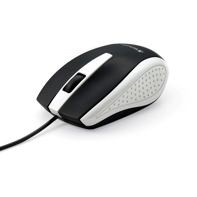 Souris optique filaire pour ordinateur portable Verbatim - Blanc