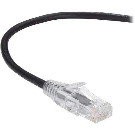 BLACK BOX CORP SLIM-NET CAT6A PATCH CABLE BLACK 15FT