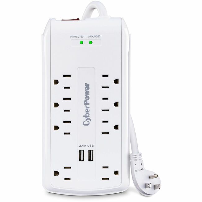 Parasurtenseur professionnel à 8 prises CyberPower CSP806U