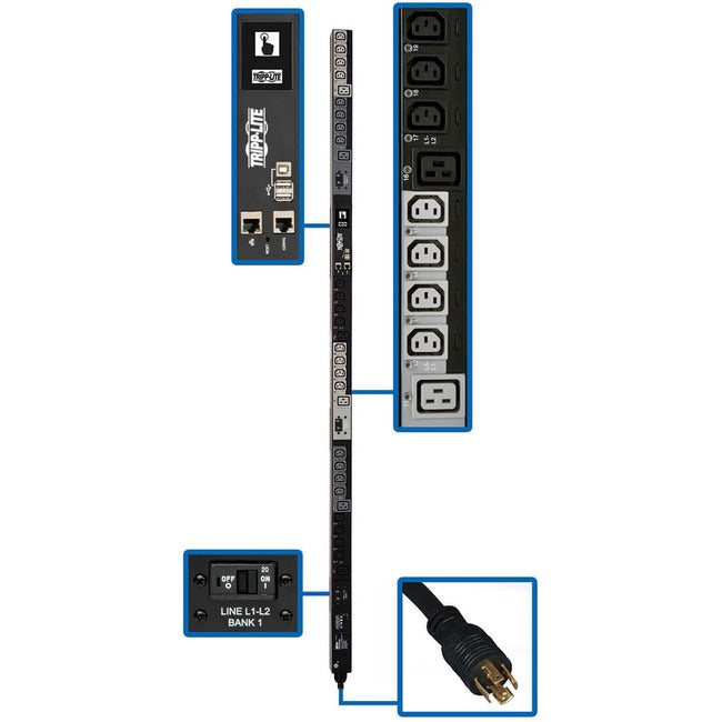 PDU3EVS6L2130 de Tripp Lite par Eaton à 30 prises