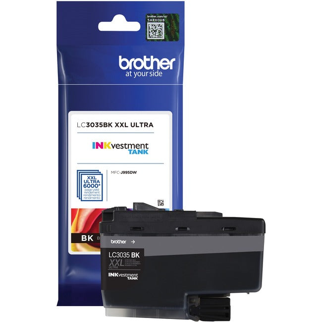 Brother INKvestment LC3035BKS Original Ultra High Yield Inkjet Ink Cartridge - Black - 1 Each