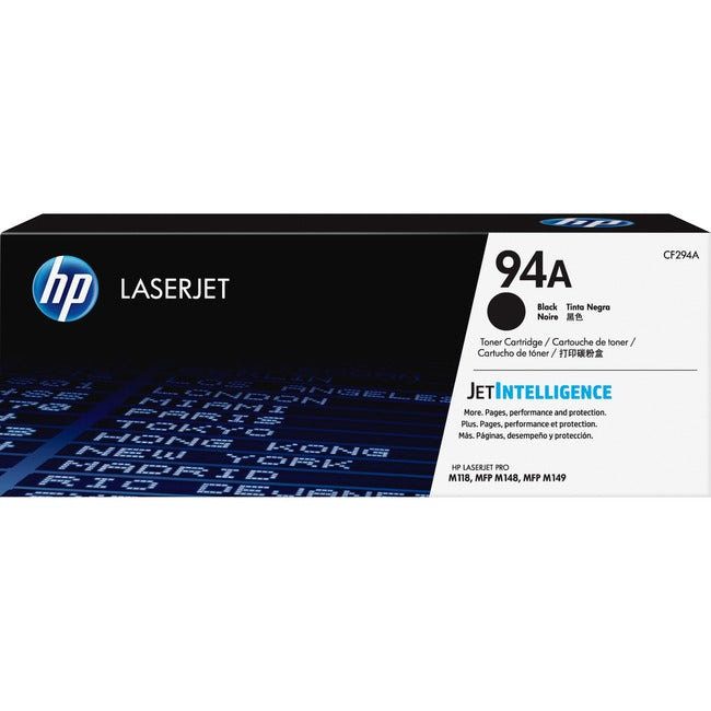 Cartouche de toner laser d'origine HP 94A (CF294A) - Noir - 1 unité