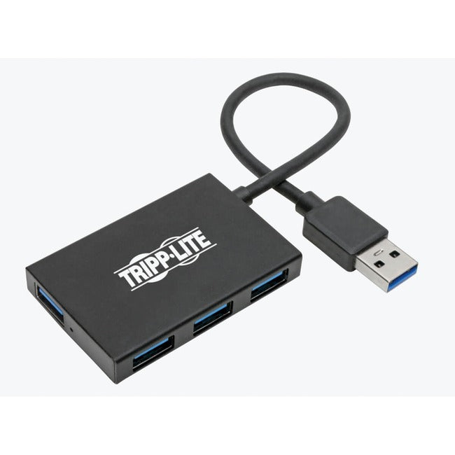 Tripp Lite by Eaton USB 3.0 SuperSpeed Slim Hub, 5 Gbps - 4 USB-A Ports, Portable, Aluminum