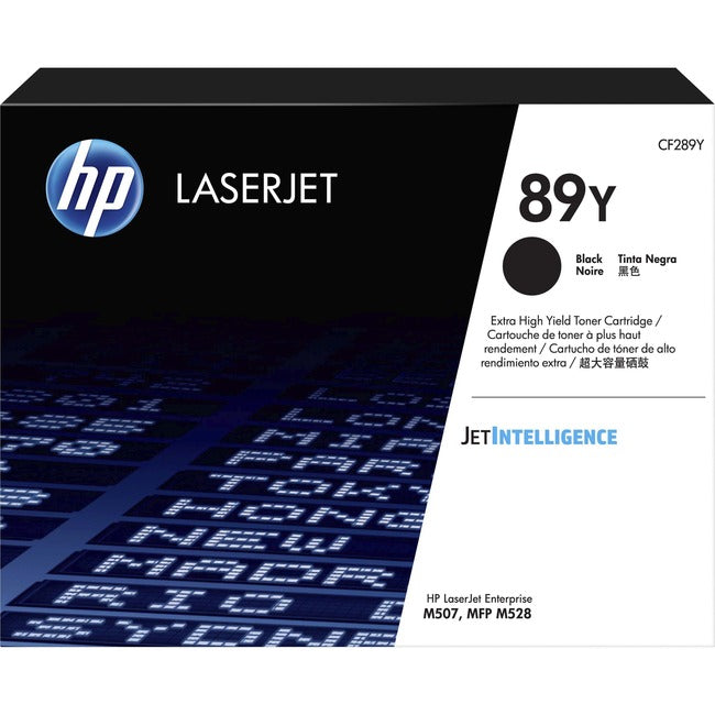 Cartouche de toner laser HP 89Y (CF289Y) d'origine à rendement extra élevé - Noir - 1 unité