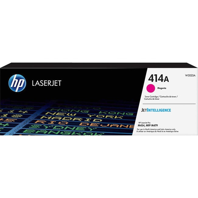 Cartouche de toner laser d'origine HP 414A (W2023A) - Magenta - 1 unité