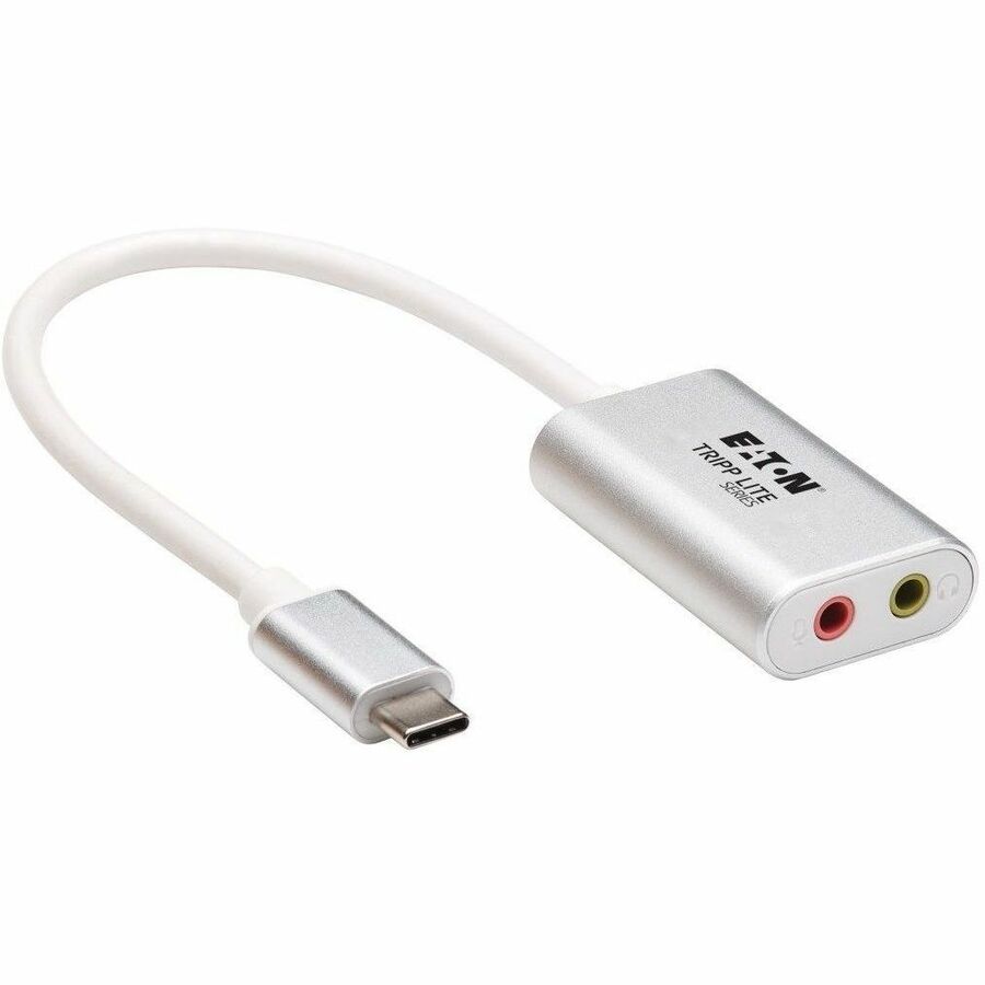 Tripp Lite by Eaton U437-002 USB-C to 3.5 mm Stereo Audio Adapter - Silver