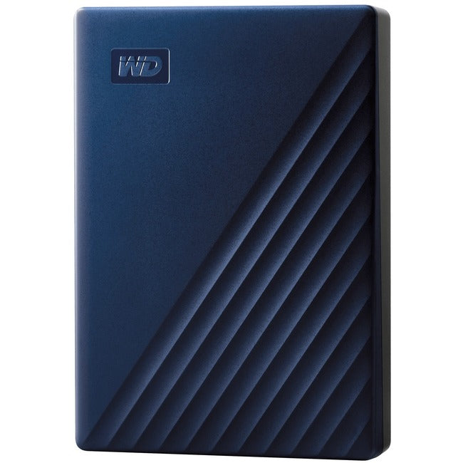 Disque dur externe portable WD My Passport pour Mac 4 To - Bleu nuit