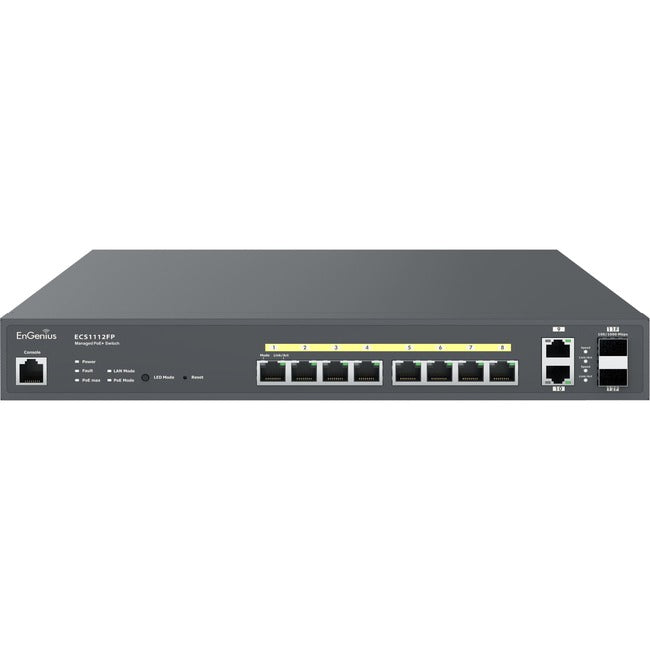 Commutateur PoE+ Gigabit 130 W à 8 ports géré par le cloud EnGenius