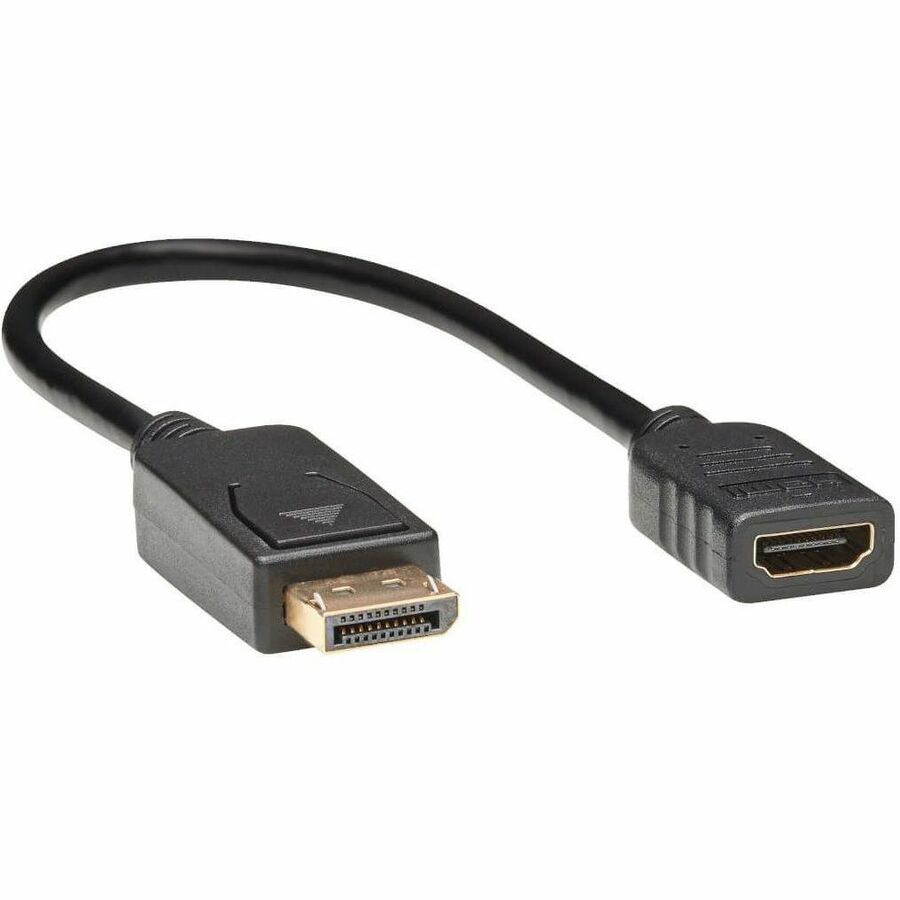 Tripp Lite series P136-001 DisplayPort to HDMI Video Adapter Converter, M/F, 1 ft., Black