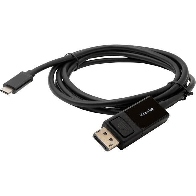 Câble actif bidirectionnel VisionTek USB-C vers DisplayPort 1.4 2 M (M/M)